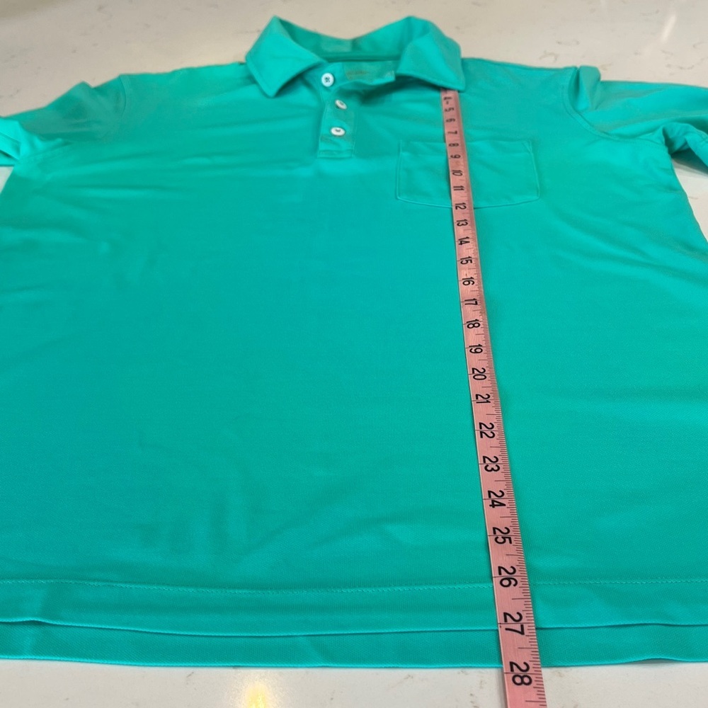 Lilly Pulitzer Bright Green Stretch Pullover Polo Shirt Small - Picture 10 of 11